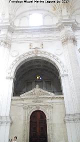 Catedral de Granada. Puerta de San Jernimo. Portada interior