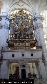 Catedral de Granada. rgano del Evangelio. Parte trasera