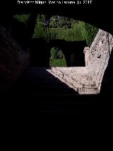 Generalife. Jardines Bajos. Escaleras