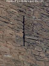 Castillo de las Torres Oscuras. Saetera de la Torre Cbica