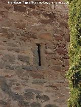 Castillo de las Torres Oscuras. Saetera de la Torre Ochavada