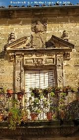 Palacio de los Porceles. Balc�n