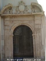 Palacio de San Esteban. Puerta del patio trasero