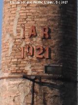 Chimenea de la Fbrica de Orujo. Ao 1921