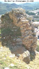 Muralla de Jan. Torren Sur IV. Lienzo que une el Torren Sur IV con el Torren Sur V