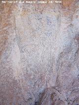 Pinturas rupestres de la Fuente de la Pea I. Rectngulo tallado