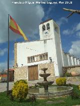 Fuente de la Iglesia de Mogn. Delante de la Iglesia