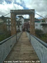 Puente Colgante sobre el Ro Guadalquivir. 