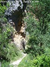 Caon de Pitillos. Sendero