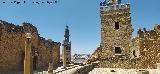 Alc�zar de la Puerta de Sevilla. Patio de Armas y Torre del Homenaje