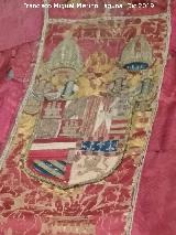 Iglesia de San Miguel Arcngel. Escudo de la Casulla de las Navas de Tolosa