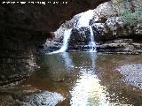 Cascada del Cimbarrillo. Desde el abrigo