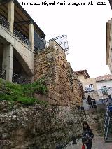 Muralla de Salamanca. Muralla en la Cueva de Salamanca