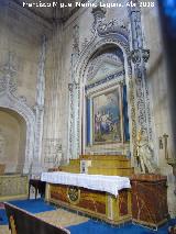 Catedral Nueva. Capilla de la Virgen de Lourdes y San Tirso. Altar