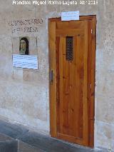 Convento de San Esteban. Claustro. Confesionario de Santa Teresa