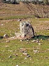 Calzada romana El Paso. Mojn de la calzada romana