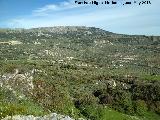 Pea de los Gitanos. Vistas hacia la Sierra de Parapanda