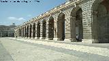 Palacio Real. Plaza de la Armera. Soportales de la Armera