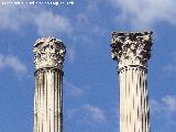 Templo Romano. Capiteles