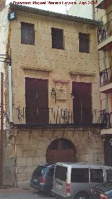 Casa de la Calle Vicente Navarro n 5. Fachada