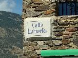 Calle de los Huertos. Placa