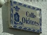 Calle Oidores. Placa