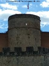 Castillo de los Guzmanes. Torre Circular Norte. Extramuros