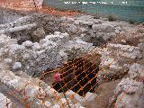 Excavacin arqueolgica de la esquina de la Calle Santa rsula con la Calle Crdoba. 