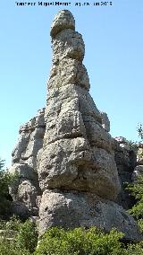 Torcal de Antequera. La Botella. 