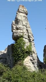 Torcal de Antequera. La Aguja del Agrasol. 