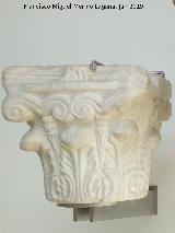 Baos rabes de Graena. Capitel de mrmol siglos V-VII. Museo Arqueolgico de Granada