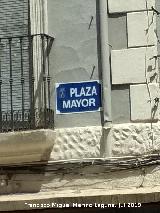 Plaza Mayor. Placa