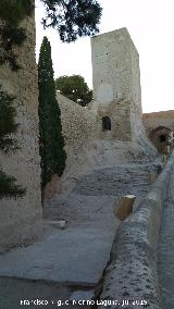 Castillo de Santa Brbara. Torre de Santa Catalina. Foso y torre