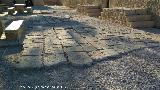 Castillo de Santa Brbara. Baluarte de la Reina. Solera con Grabados de presos