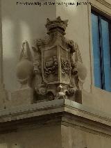 Edificio de Correos. Escudo esquinero