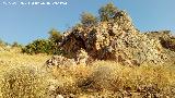 Pinturas rupestres del Abrigo de Piedra Redonda I. Abrigo