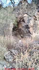 Pinturas rupestres y grabados de la Cueva de Mingo Lpez. Cueva