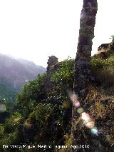 Muralla de la aldea medieval de La Espinareda. Lienzos de muralla