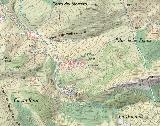 Arroyo de La Cueva. Mapa