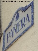 Calle Paera. Placa