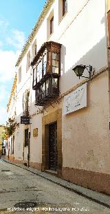 Casa de la Calle Mu�oz Garnica n� 5. 