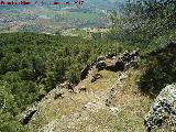 Castillo de la Yedra. Vistas hacia Torres de Albanchez