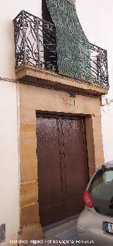 Casa de la Calle Crist�bal Col�n n� 9. Portada y balc�n