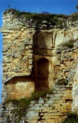 La Mota. Torre de la Crcel. Foto antigua. Antes de reconstruir