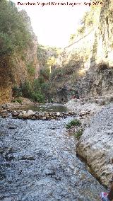 Piscifactora de los Caones. Desde el ro