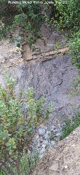 Arroyo de la Venta. Curioso estrato de margacaliza