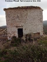 Castillo de Nnchez. Torre del Homenaje reconvertida en palomar desde el patio de armas