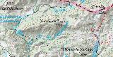 Cerro Mont�n de Trigo. Mapa