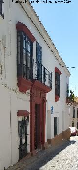 Casa de la Calle Dom�nguez de la Haza n� 15. Fachada