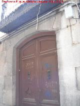 Casa de la Calle Bernardo Lpez n 3. Portada